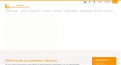 Desktop Screenshot of lasertech-services.de